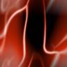 background: Smooth red shapes