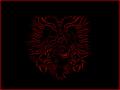 background: GLOWING EAGLE