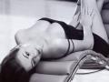 background: Martine McCutcheon Black & white