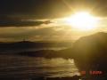 background: Maine Sunset
