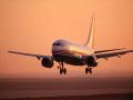 background: b737 landing