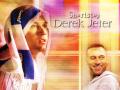 background: Derek Jeter
