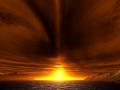 background: Sunset