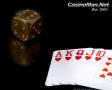 background: The Gold dice straight flush